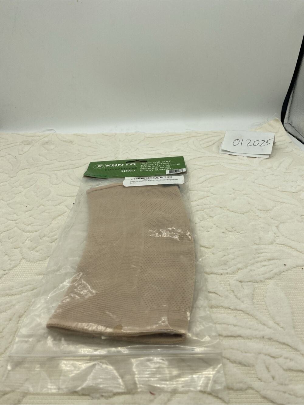 Kunto Fitness Elbow Brace Compression Support Sleeve for Tendonitis, Sz Small